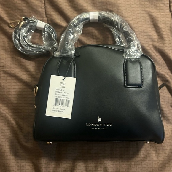 London Fog Handbags - London Fog Black satchel